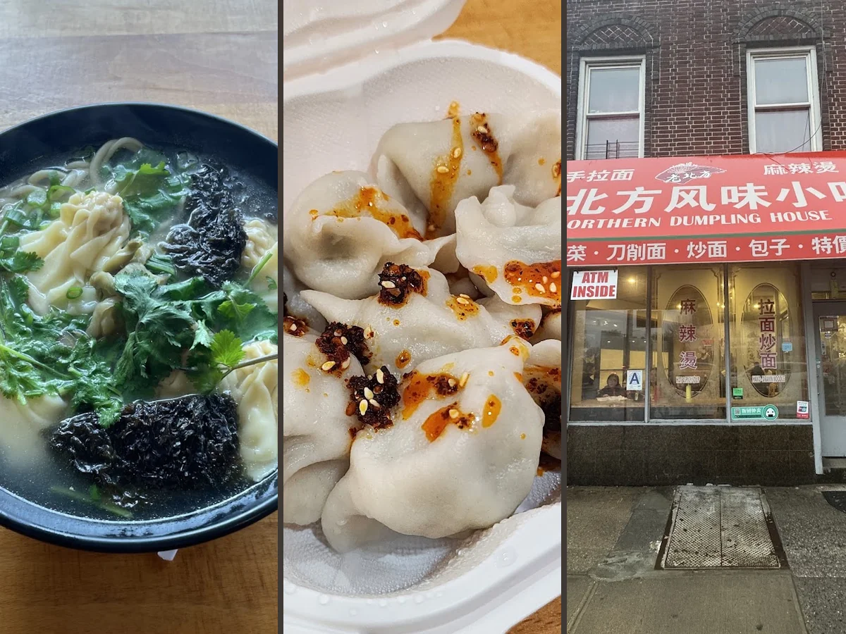 Dine-in space for dumplings, soups, and noodles.